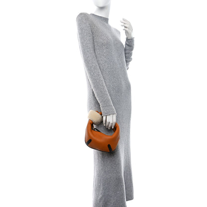 Bottega Veneta Calfskin Shearling Aviator Mini Jodie Honey 2 of 8