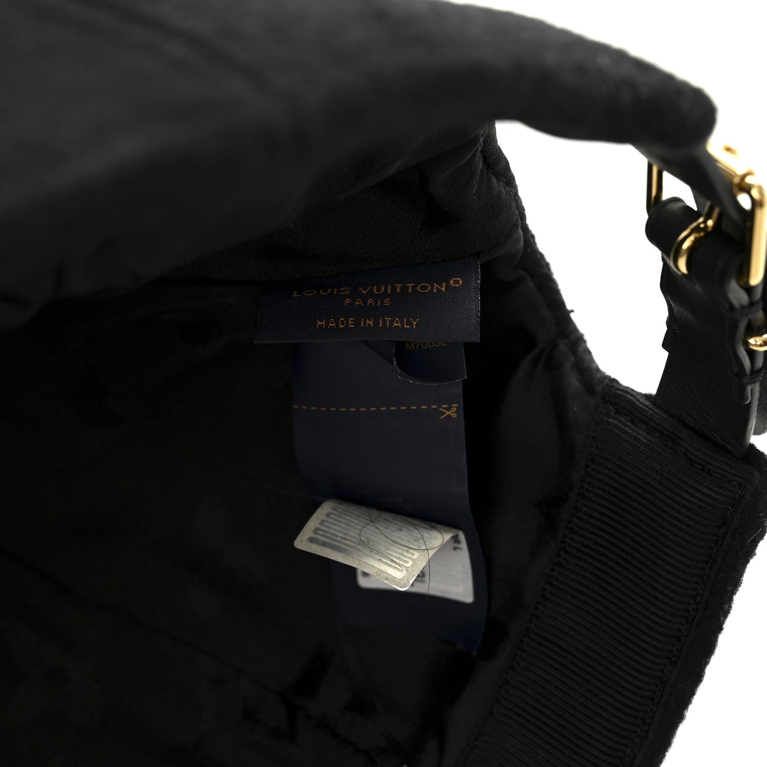 Louis Vuitton Wool Silk Monogram Endless Cap L Black 8 of 9