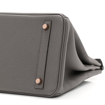 Hermes Togo Birkin 30 Etain 10 of 11