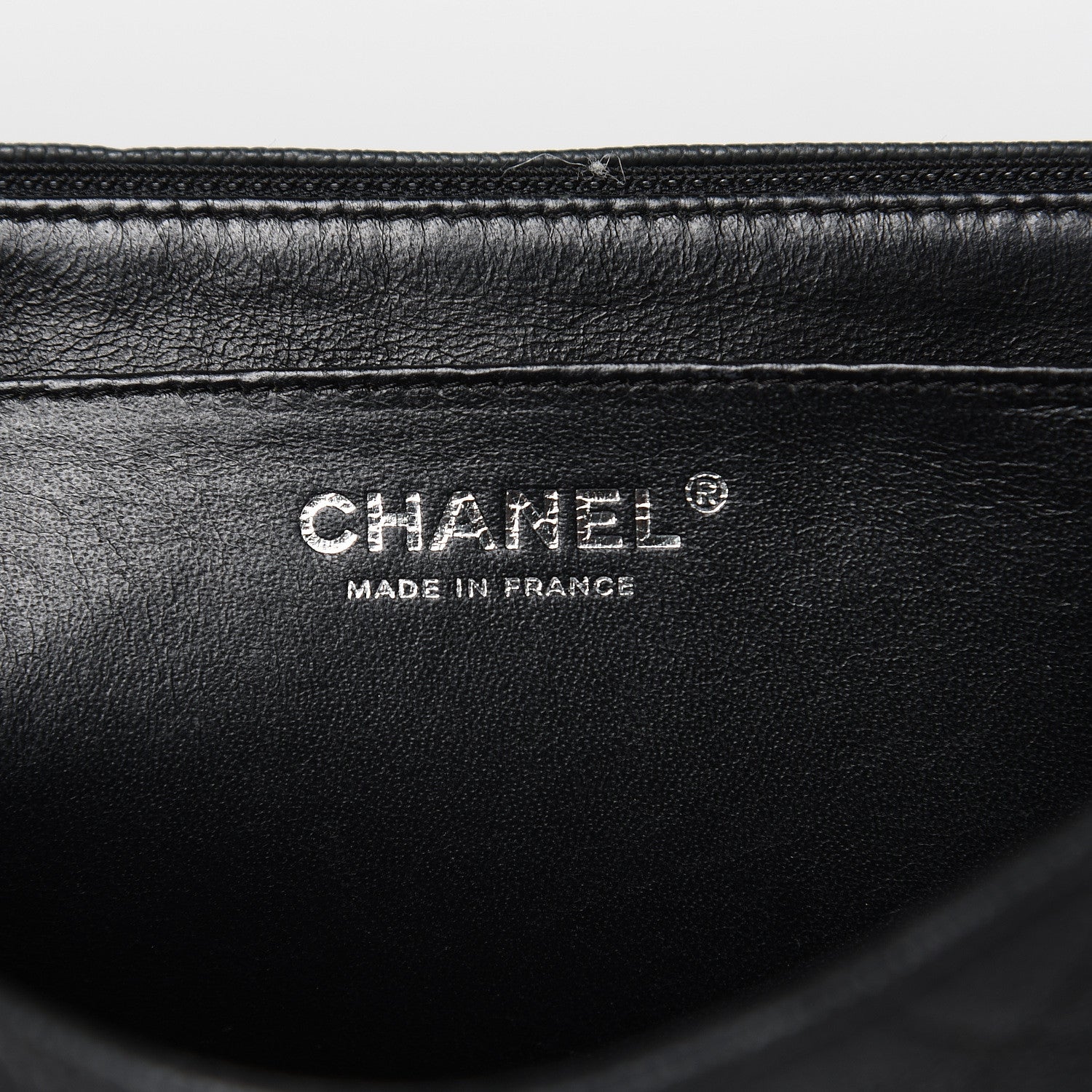 Chanel Washed Caviar Quilted 2.55 Reissue 227 Bijoux Chain Flap Black 6 of 15