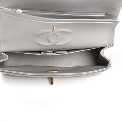 Chanel Caviar Quilted Small Double Flap Grey 5 of 10