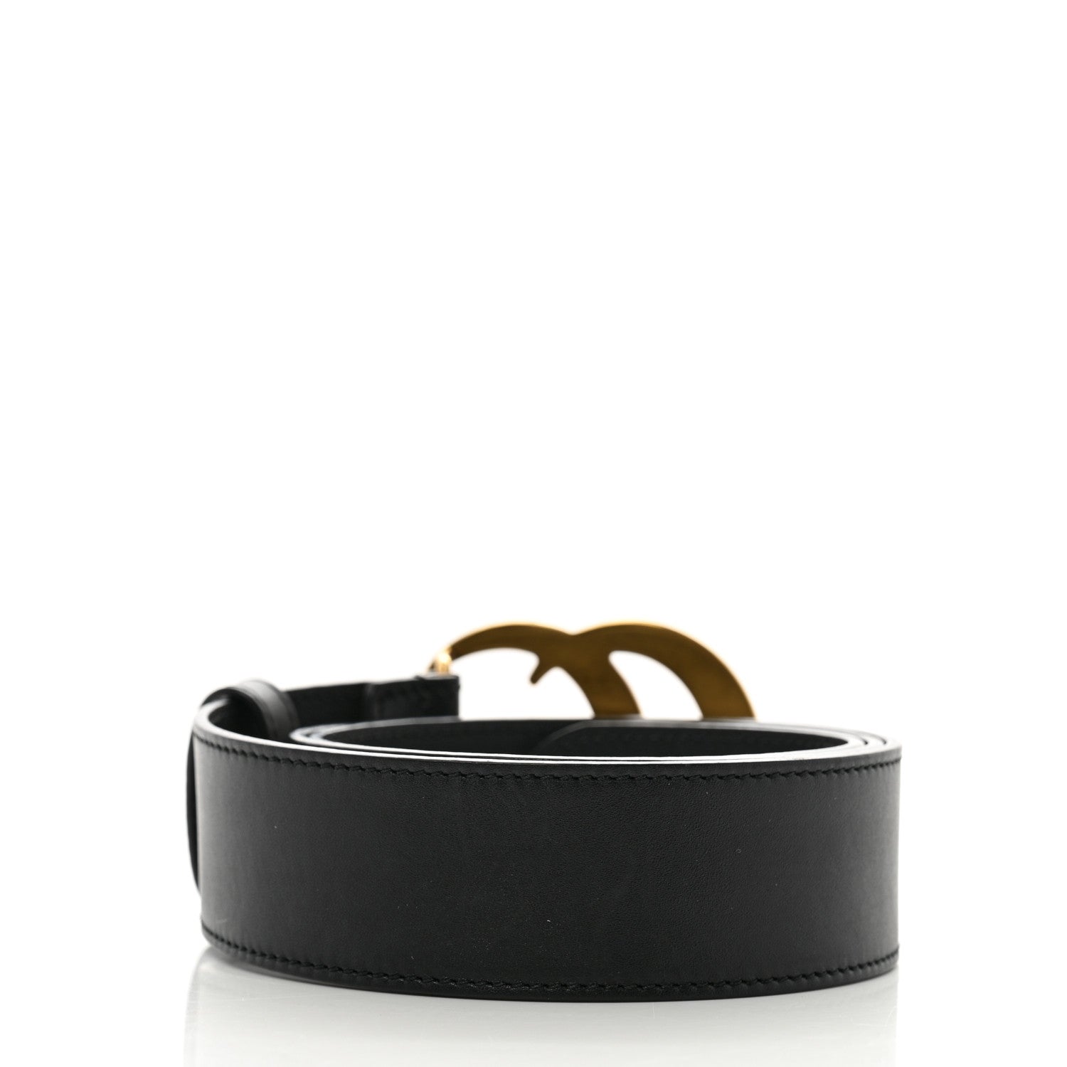 Gucci Calfskin Double G 40mm Belt 85 34 Black 2 of 6