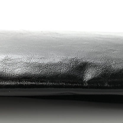 Saint Laurent Textured Patent Monogram Large Belle De Jour Clutch Black 9 of 12
