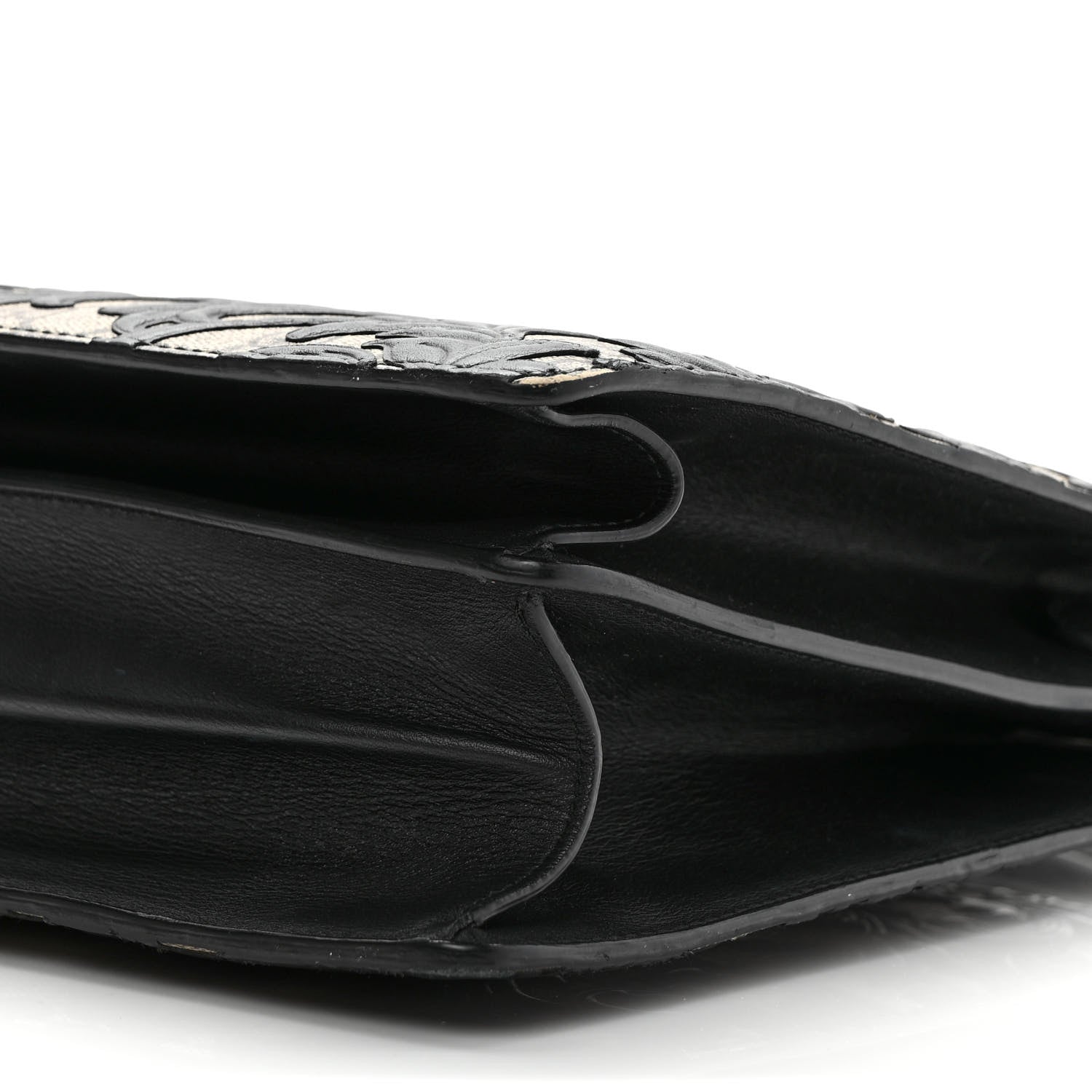 Gucci GG Supreme Monogram Arabesque Small Top Handle Bag Beige Black 10 of 10