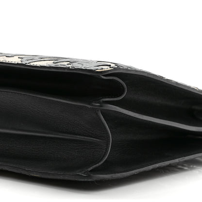 Gucci GG Supreme Monogram Arabesque Small Top Handle Bag Beige Black 10 of 10