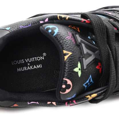 Louis Vuitton LV X TM Calfskin Monogram Multicolor LV Trainer Sneakers 36 Black 7 of 9