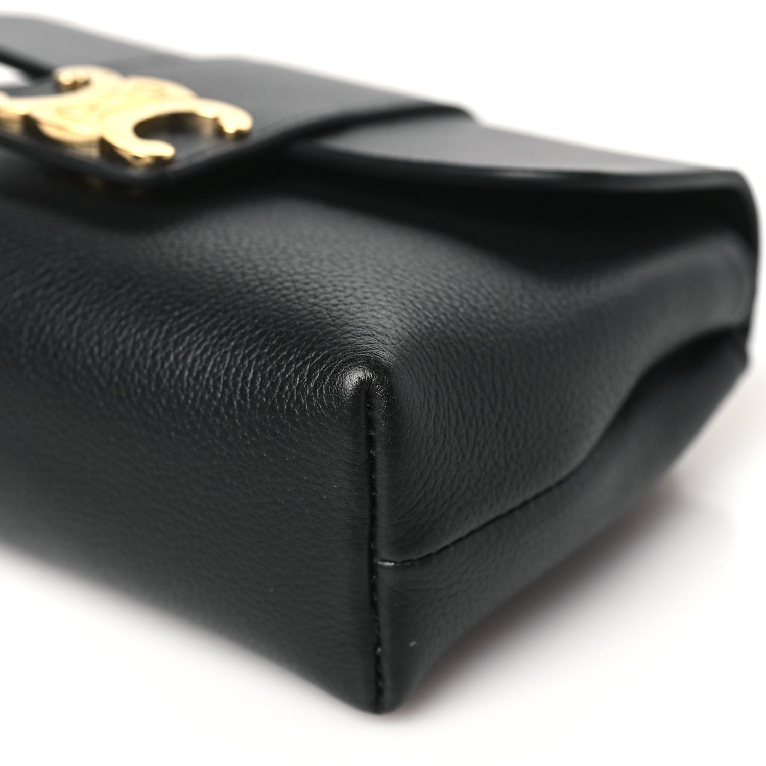 Celine Supple Calfskin Mini Victoire Bag Black 1551209 – FASHIONPHILE