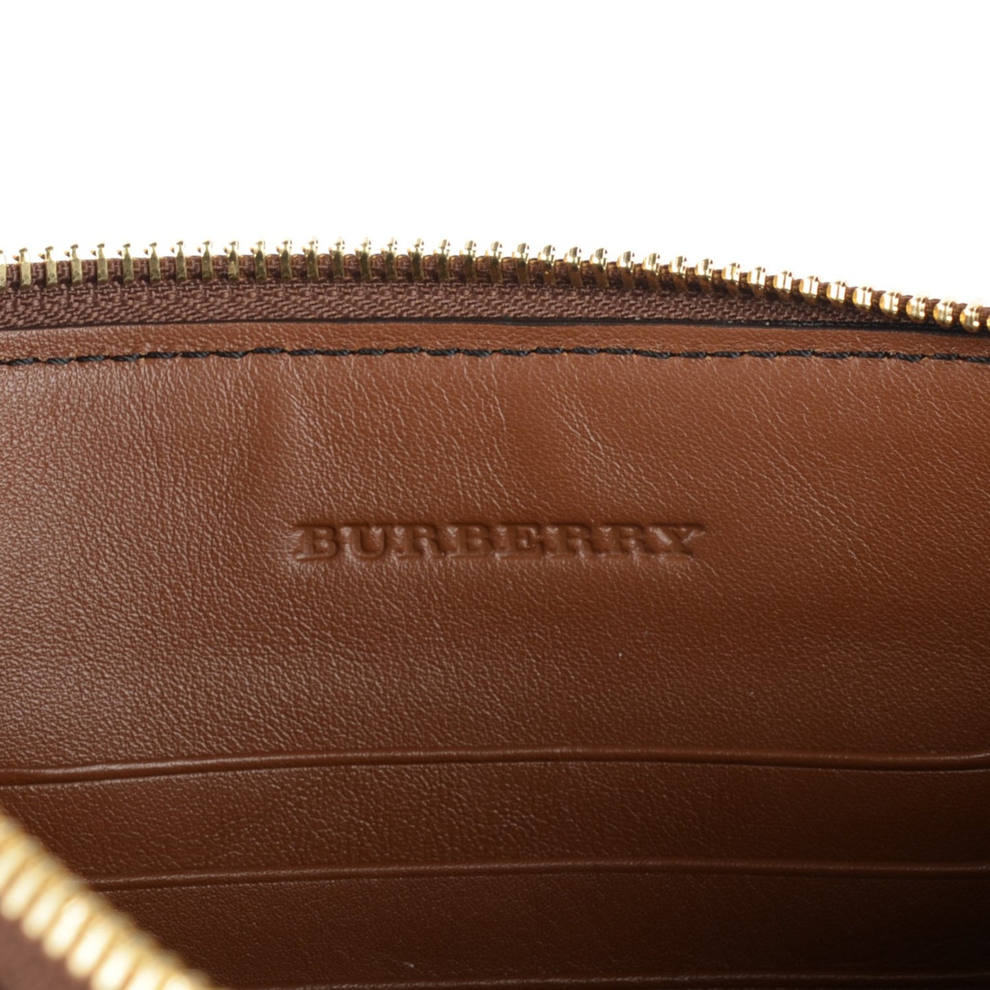 House Check Derby Peyton Crossbody Clutch Bag Tan