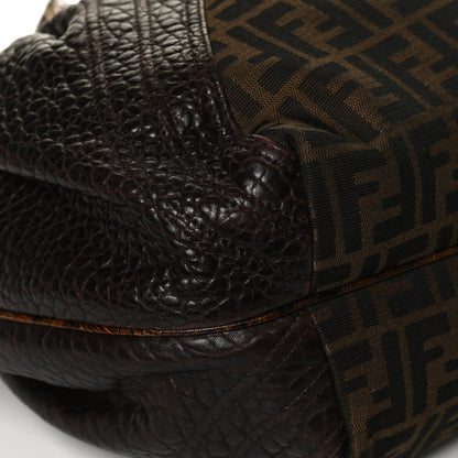 Fendi Zucca Nappa Nuvolata Vitello Tortuga Spy Tobacco Moro 13 of 17