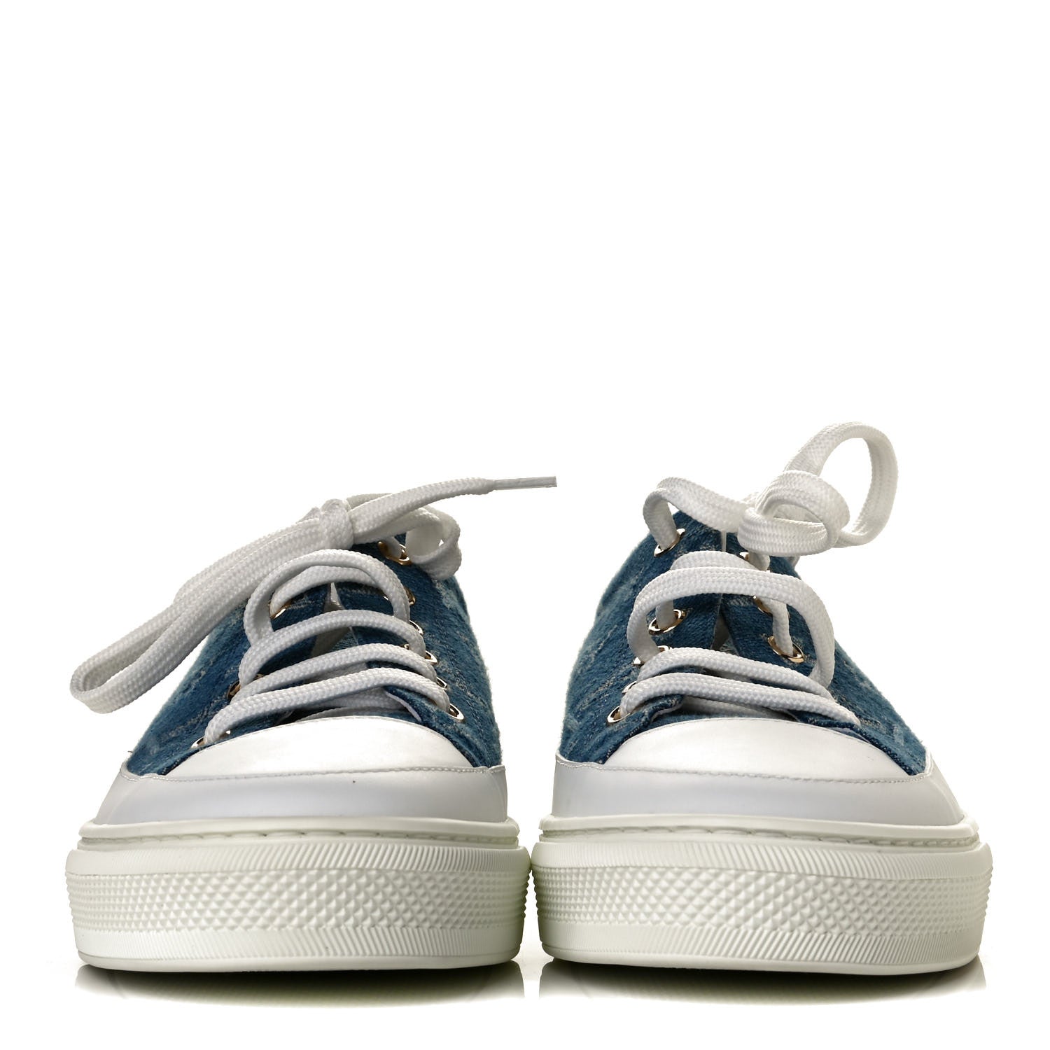 Louis Vuitton Denim Monogram Stellar Sneakers 38.5 Bleu Jeans Blue 5 of 8