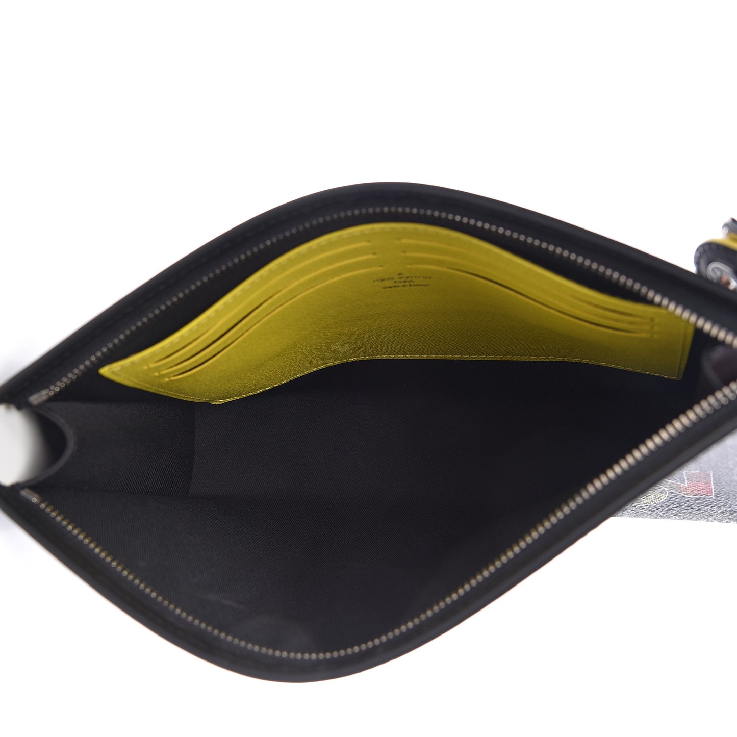 Damier Graphite Pochette Voyage MM Yellow