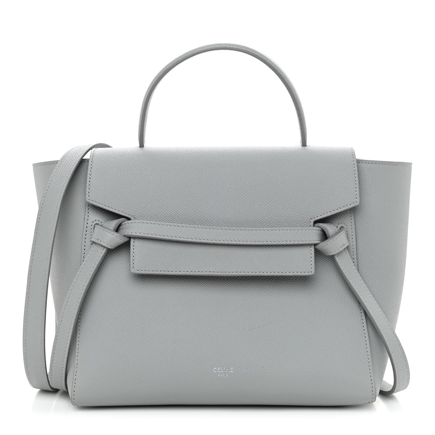 Celine Grained Calfskin Micro Belt Bag Cloud 1 of 12