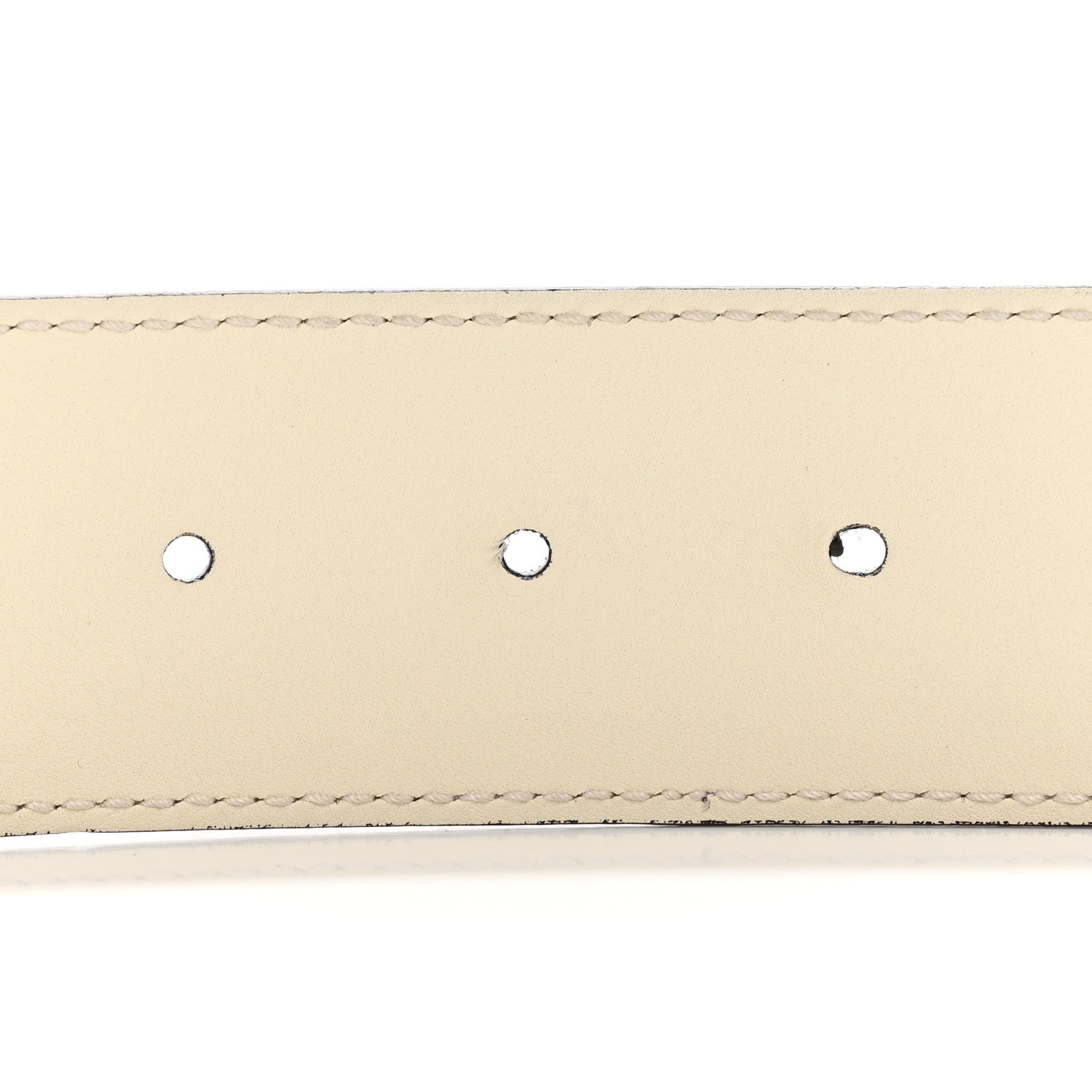 Gucci GG Supreme Monogram Matte Plutone Calfskin Double G 40mm Belt 100 40 Beige Ebony Mystic White 3 of 11