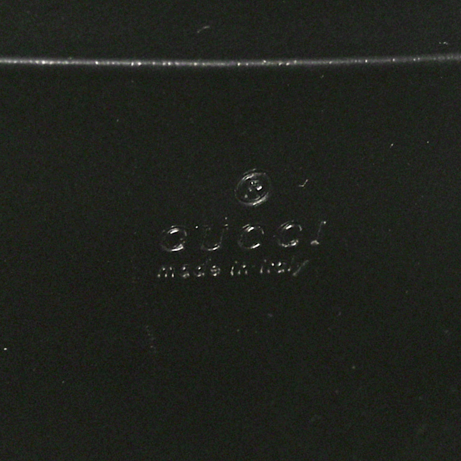 Gucci Calfskin GG Debossed Chain Wallet Black 6 of 10