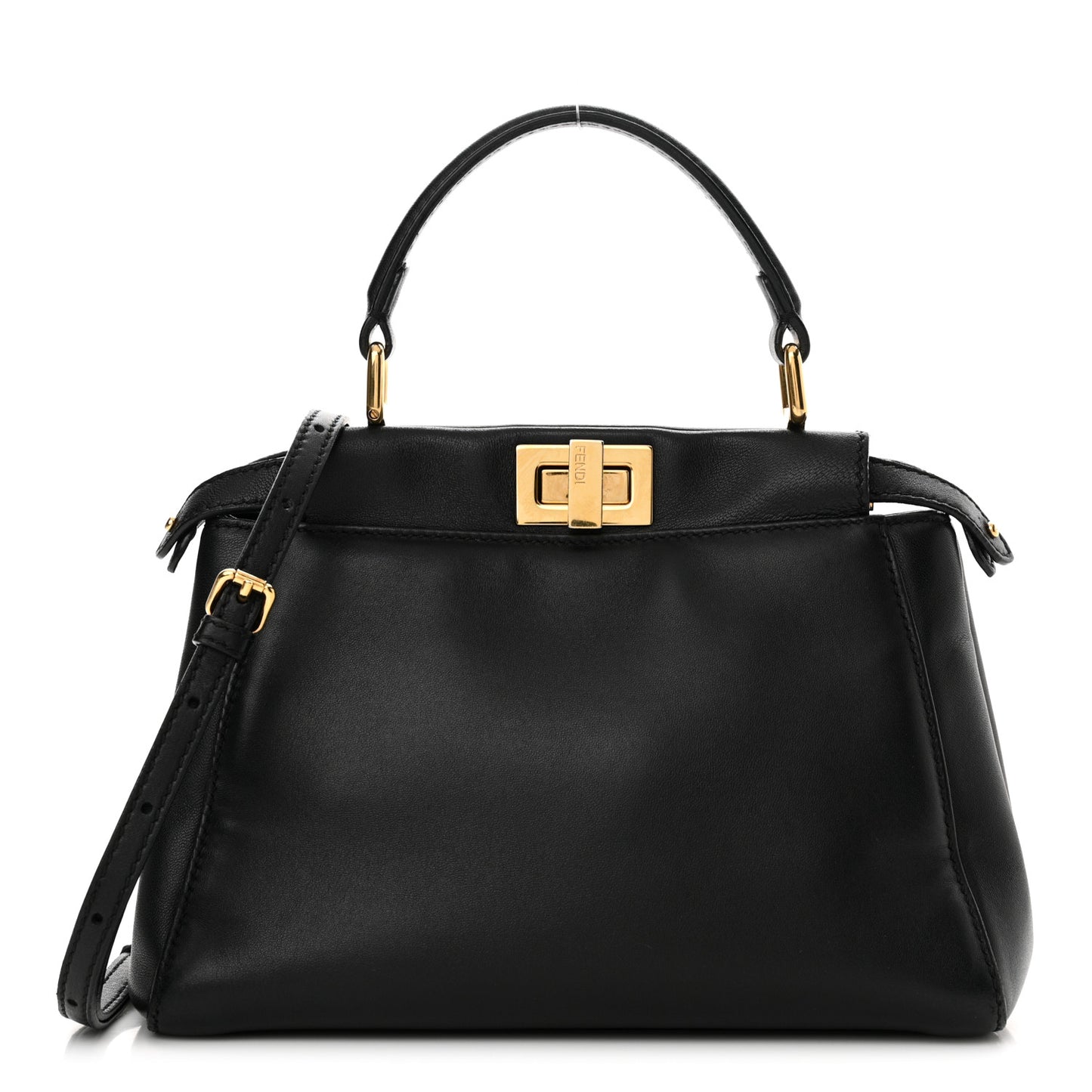 Nappa Mini Peekaboo Iconic Satchel Black