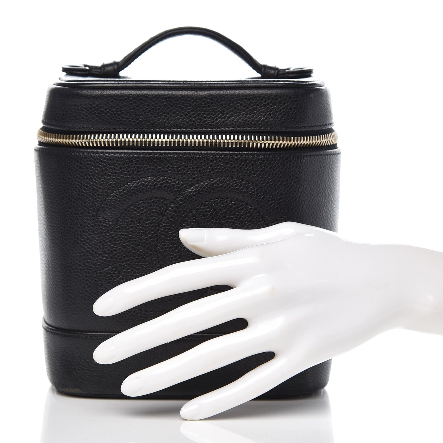 Caviar Cosmetic Vanity Bag Black