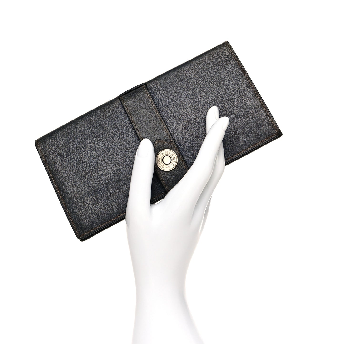 Buffle Dimitri Long Wallet Bleu Thalassa