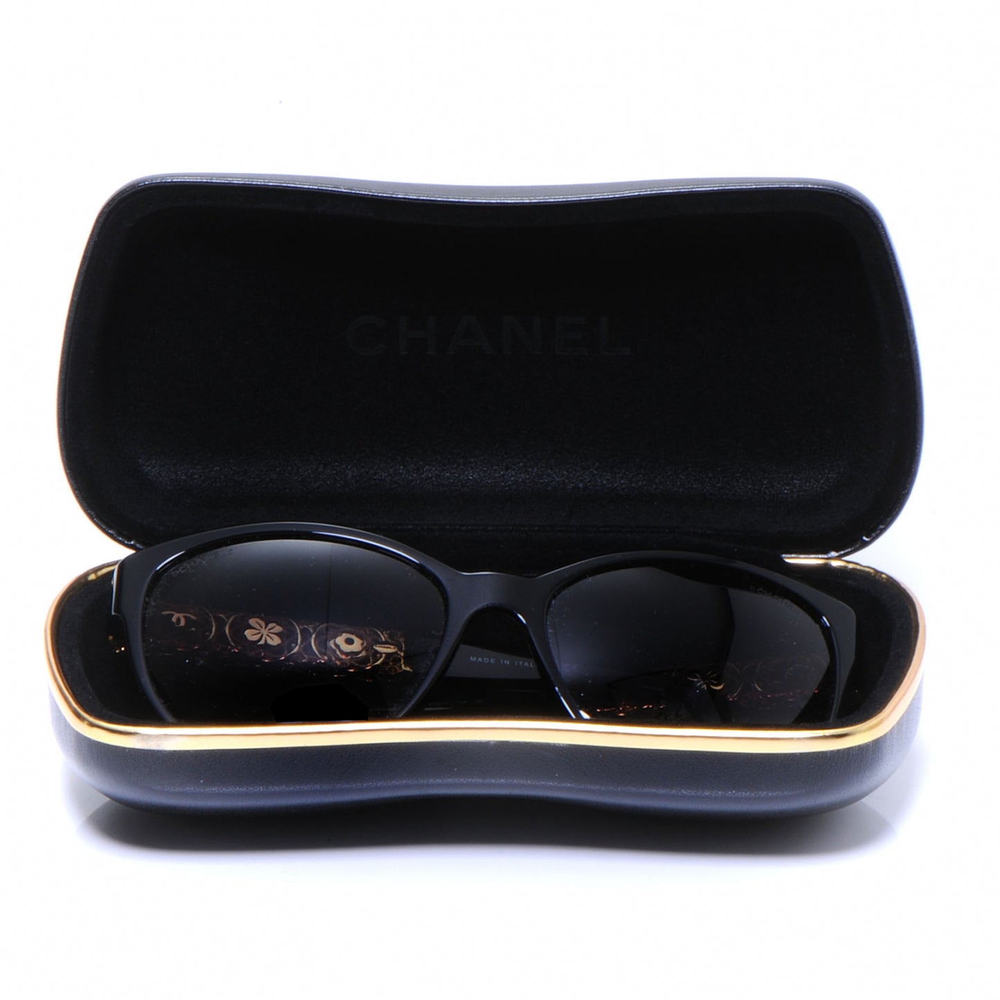 Metal Filigree Butterfly Sunglasses 5261 Black