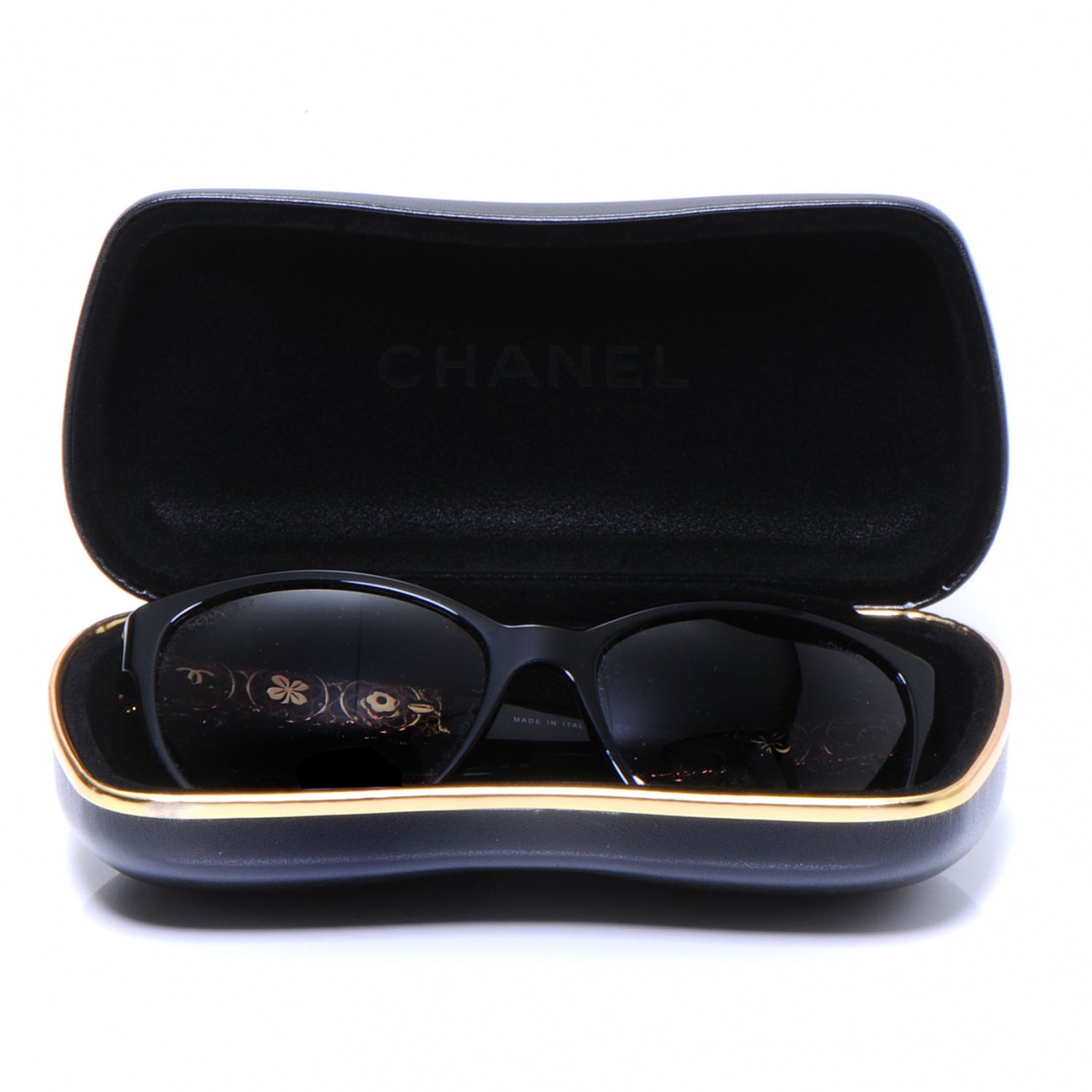 Chanel Metal Filigree Butterfly Sunglasses 5261 Black 5 of 5