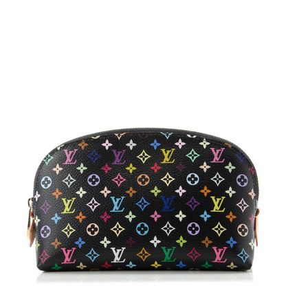 Louis Vuitton Monogram Multicolor Cosmetic Pouch Black Grenade 1 of 6