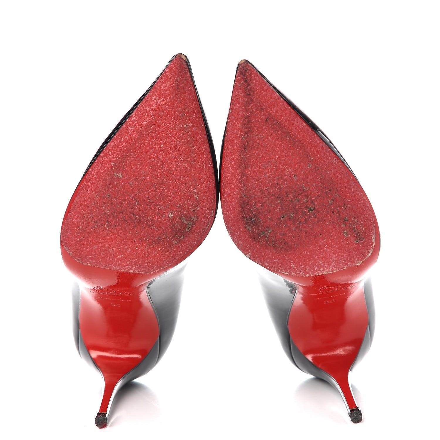 Christian Louboutin Patent Pigalle Follies 100 Pumps 36 Black 7 of 12