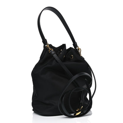 Prada Re-Nylon Duet Drawstring Shoulder Bag Black 2 of 4