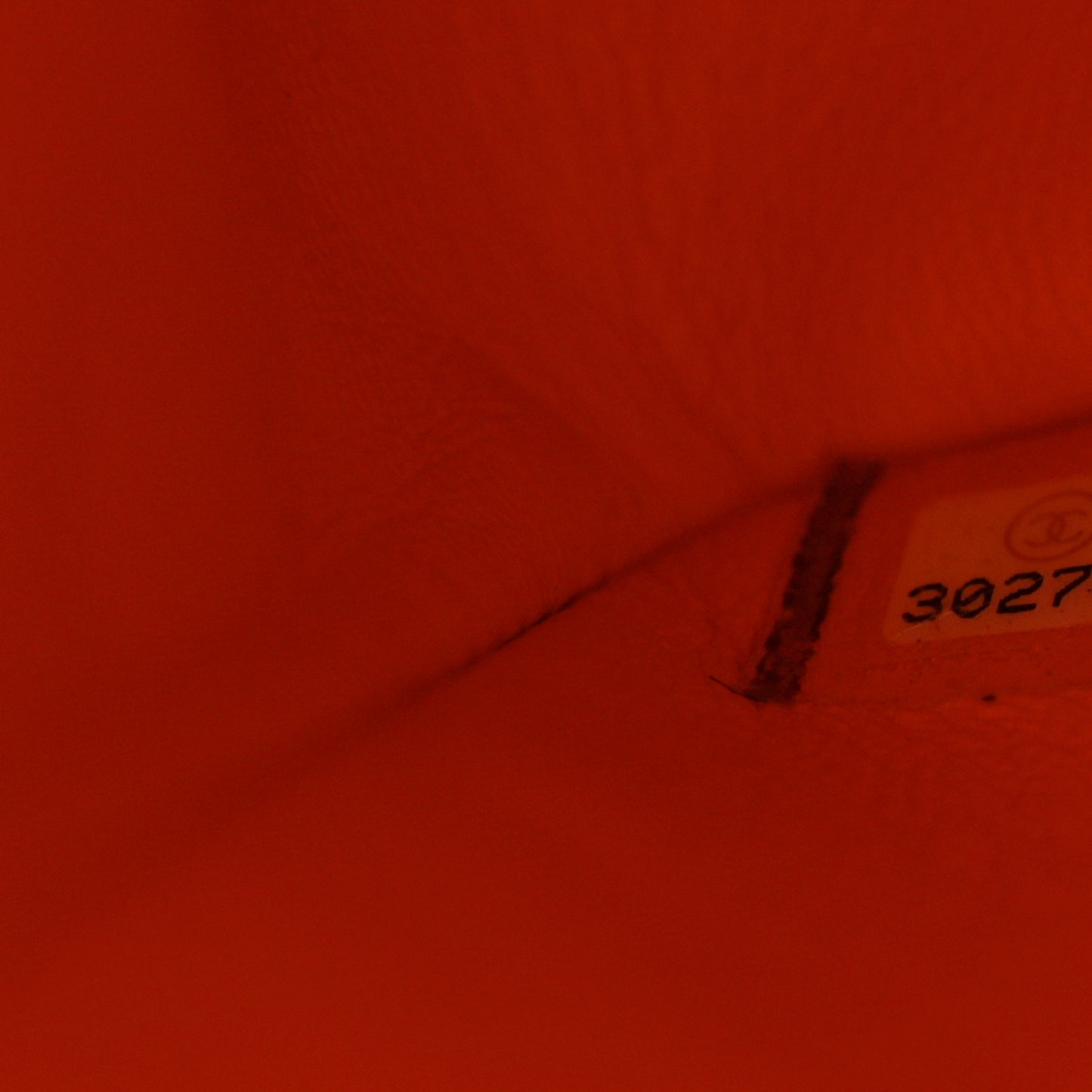 Lambskin Quilted Medium Double Flap Orange