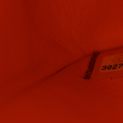 Chanel Lambskin Quilted Medium Double Flap Orange 6 of 9