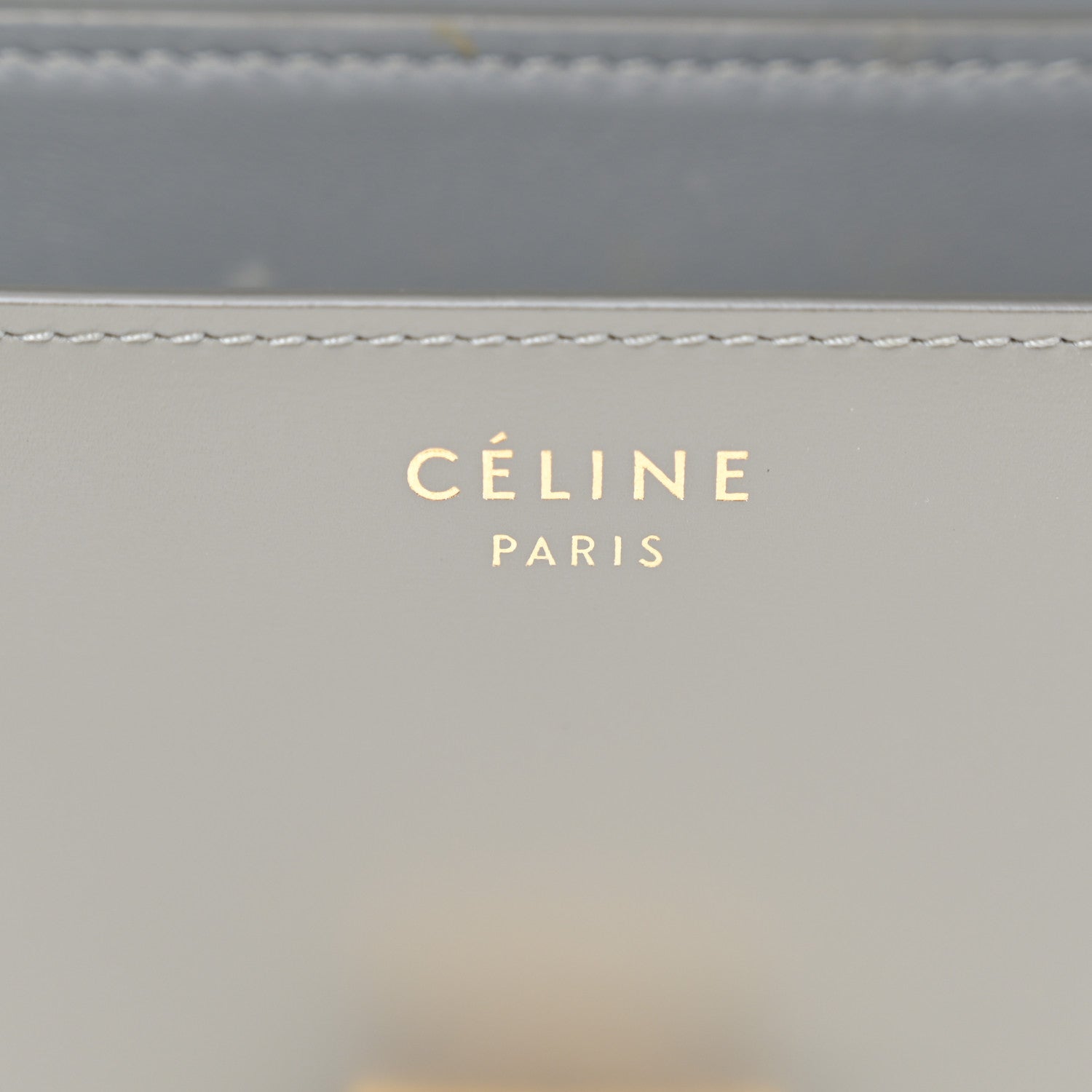 Celine Box Calfskin Medium Classic Box Flap Bag Light Charcoal 6 of 12