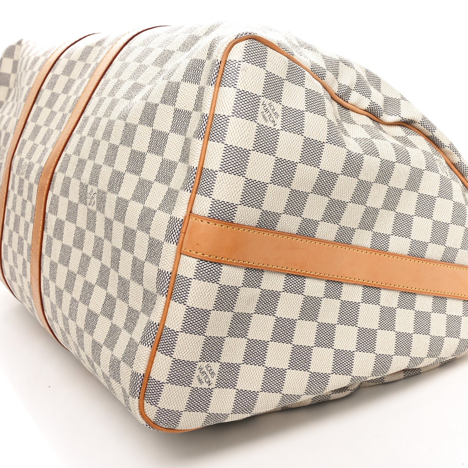 Louis Vuitton Damier Azur Keepall Bandouliere 55 10 of 10