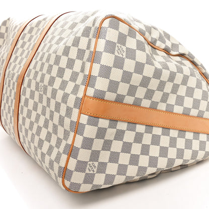 Louis Vuitton Damier Azur Keepall Bandouliere 55 10 of 10