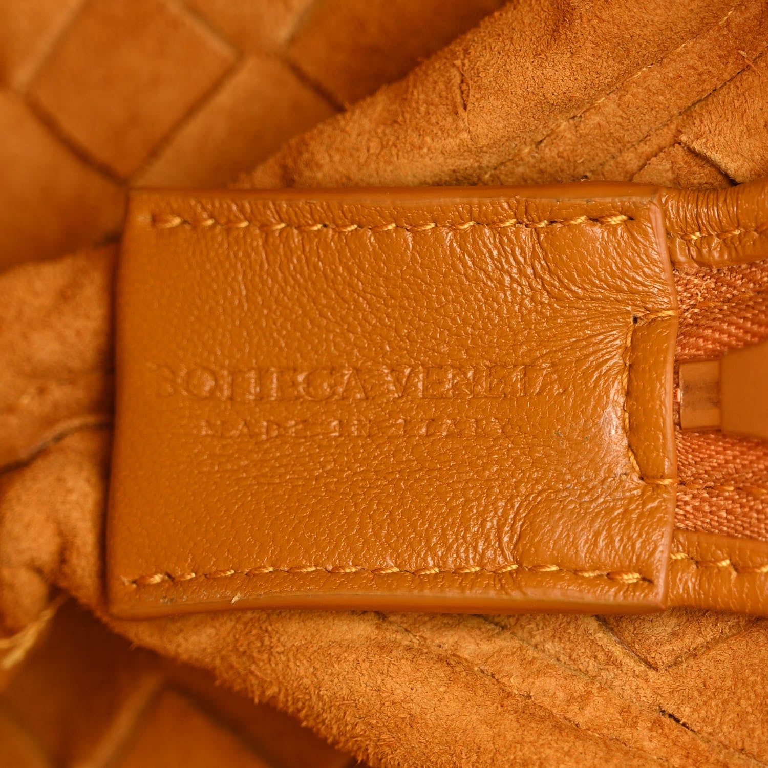 Bottega Veneta Nappa Intrecciato Small Loop Camera Bag Camel 6 of 9