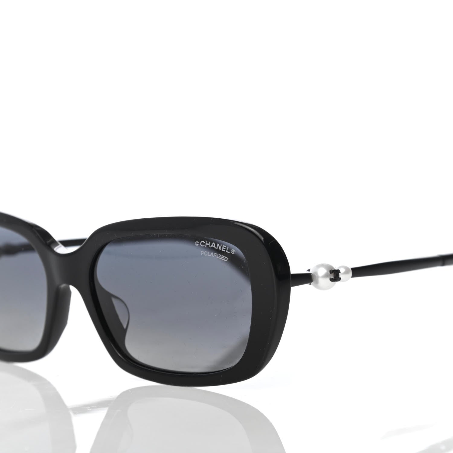 Chanel Pearl Square Polarized Sunglasses 5427-H-A Black 7 of 8