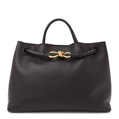 Bottega Veneta Silky Calfskin Medium Andiamo Shoulder Bag Fondant 1 of 9