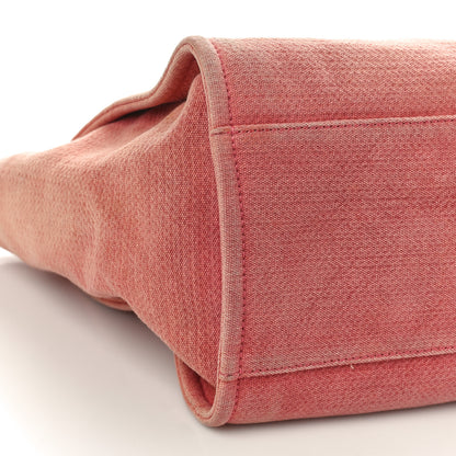 Chanel Canvas Medium Deauville Tote Red 9 of 16
