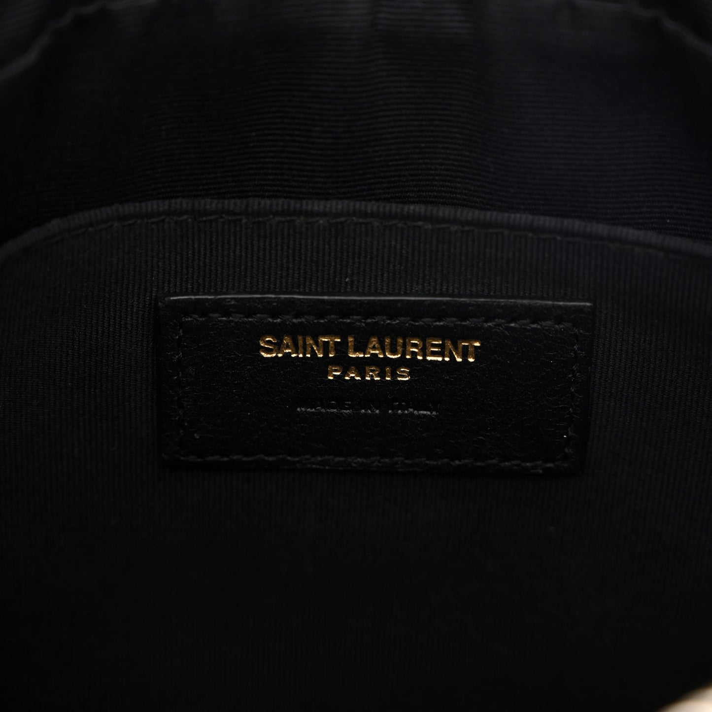 Calfskin Matelasse Monogram Lou Camera Bag Black