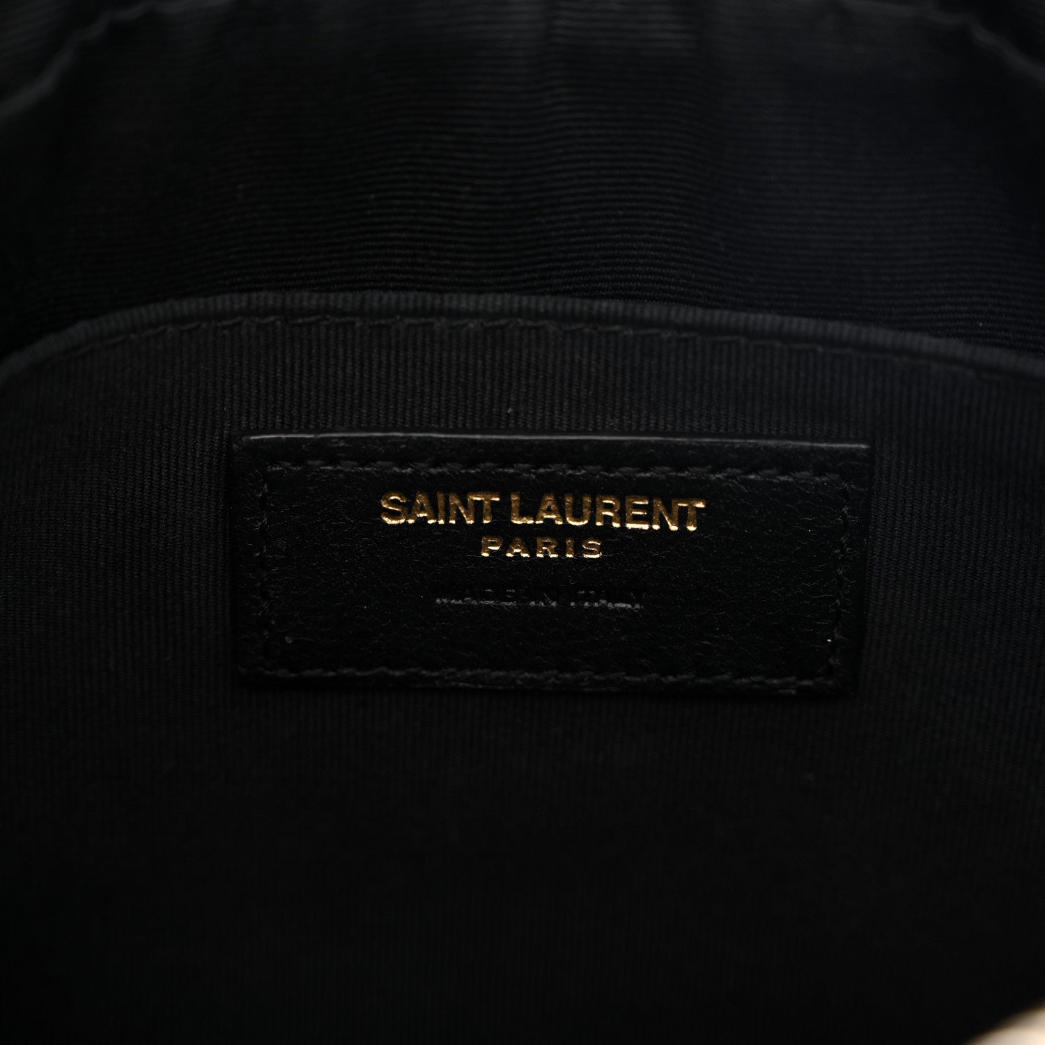 Saint Laurent Calfskin Matelasse Monogram Lou Camera Bag Black 5 of 11