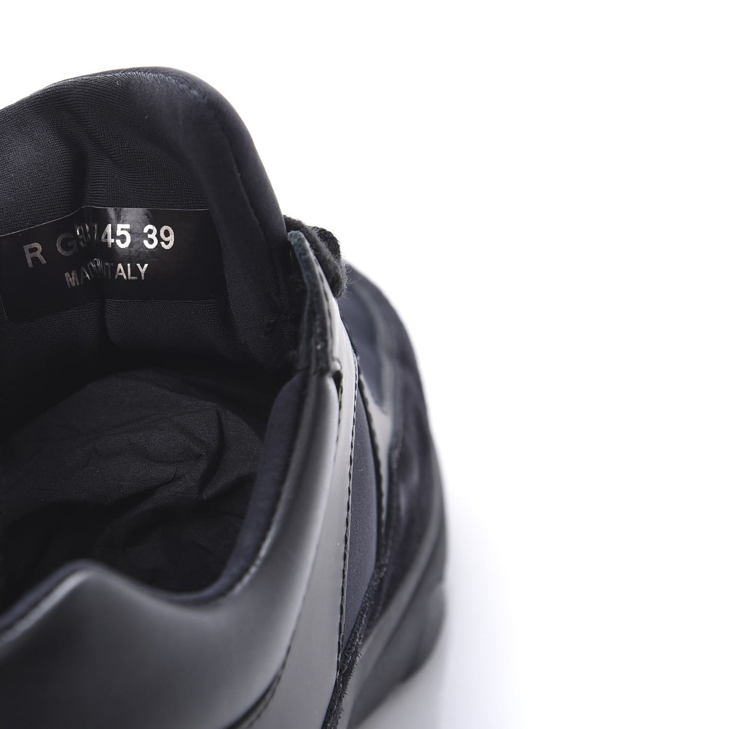 Toile Suede Calfskin CC Sneakers 39 Black