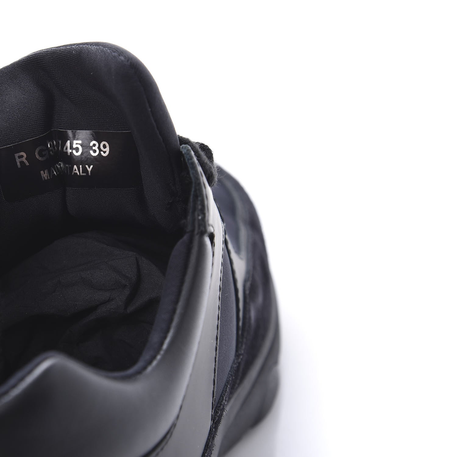 Chanel Toile Suede Calfskin CC Sneakers 39 Black 7 of 8