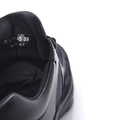 Chanel Toile Suede Calfskin CC Sneakers 39 Black 7 of 8