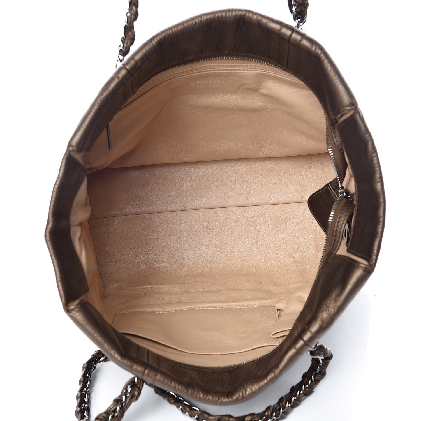 Deerskin Luxe Ligne Tote Khaki