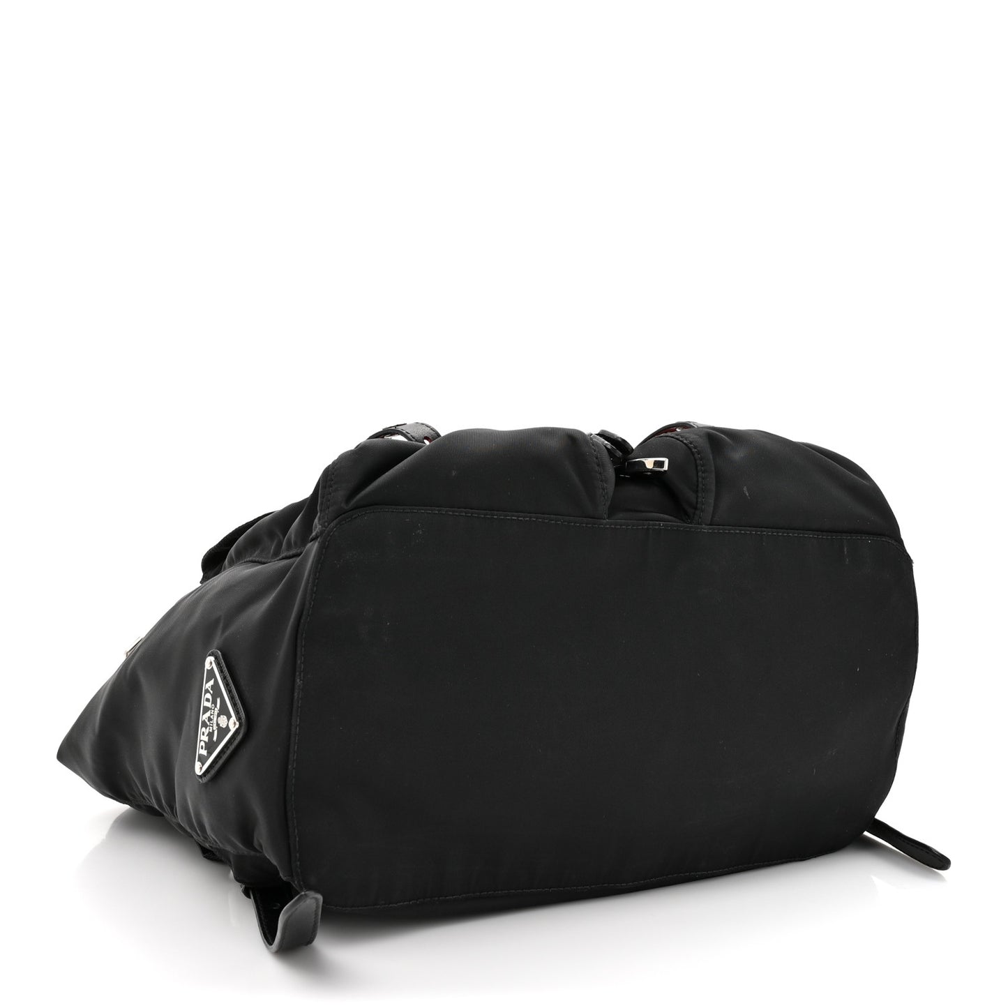 Nylon New Vela Studded Backpack Black Fuoco