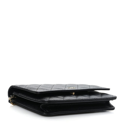 Chanel Caviar Quilted Wallet on Chain WOC Black 4 of 10