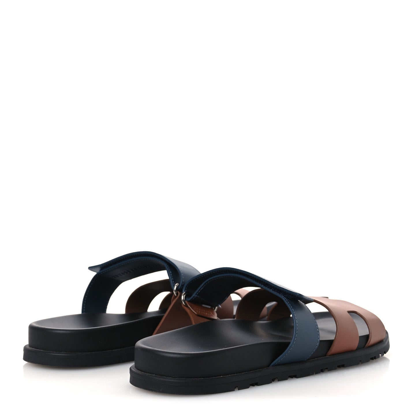 Calfskin Mens Chypre Sandals 43 Gold Bleu Celeste