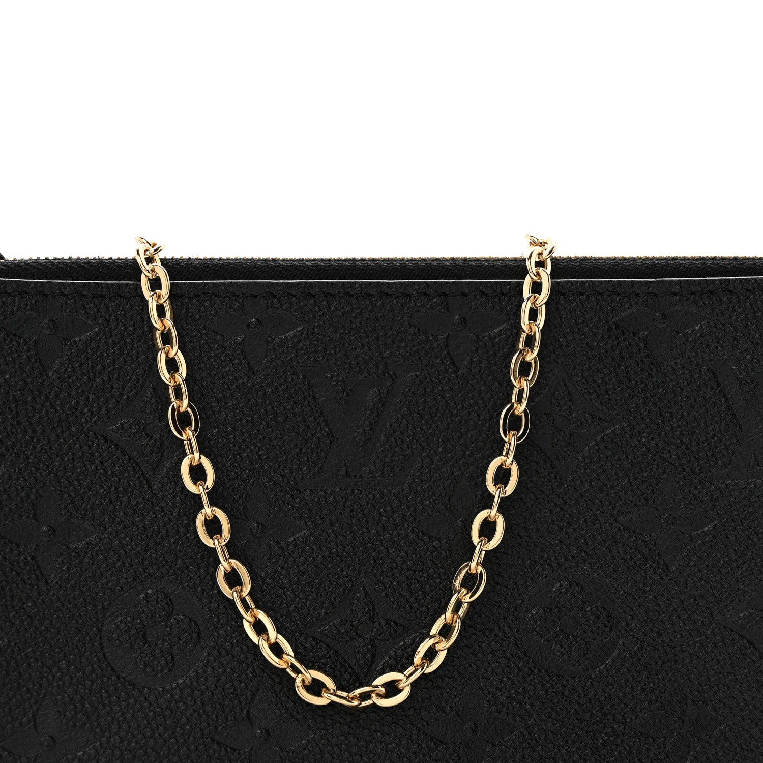Louis Vuitton Empreinte Double Zip Pochette Black 8 of 13