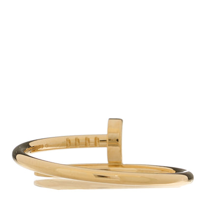 Cartier 18K Yellow Gold Small Juste Un Clou Ring 61 9.5 3 of 5