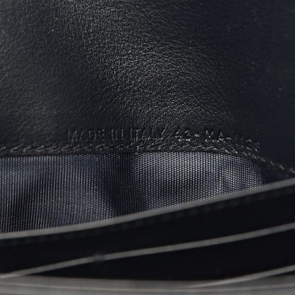 Christian Dior Oblique Saddle Chain Wallet Blue 7 of 11