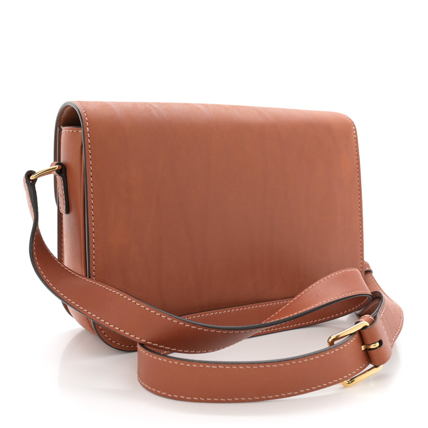 Celine Natural Calfskin Medium Triomphe Tan 3 of 13