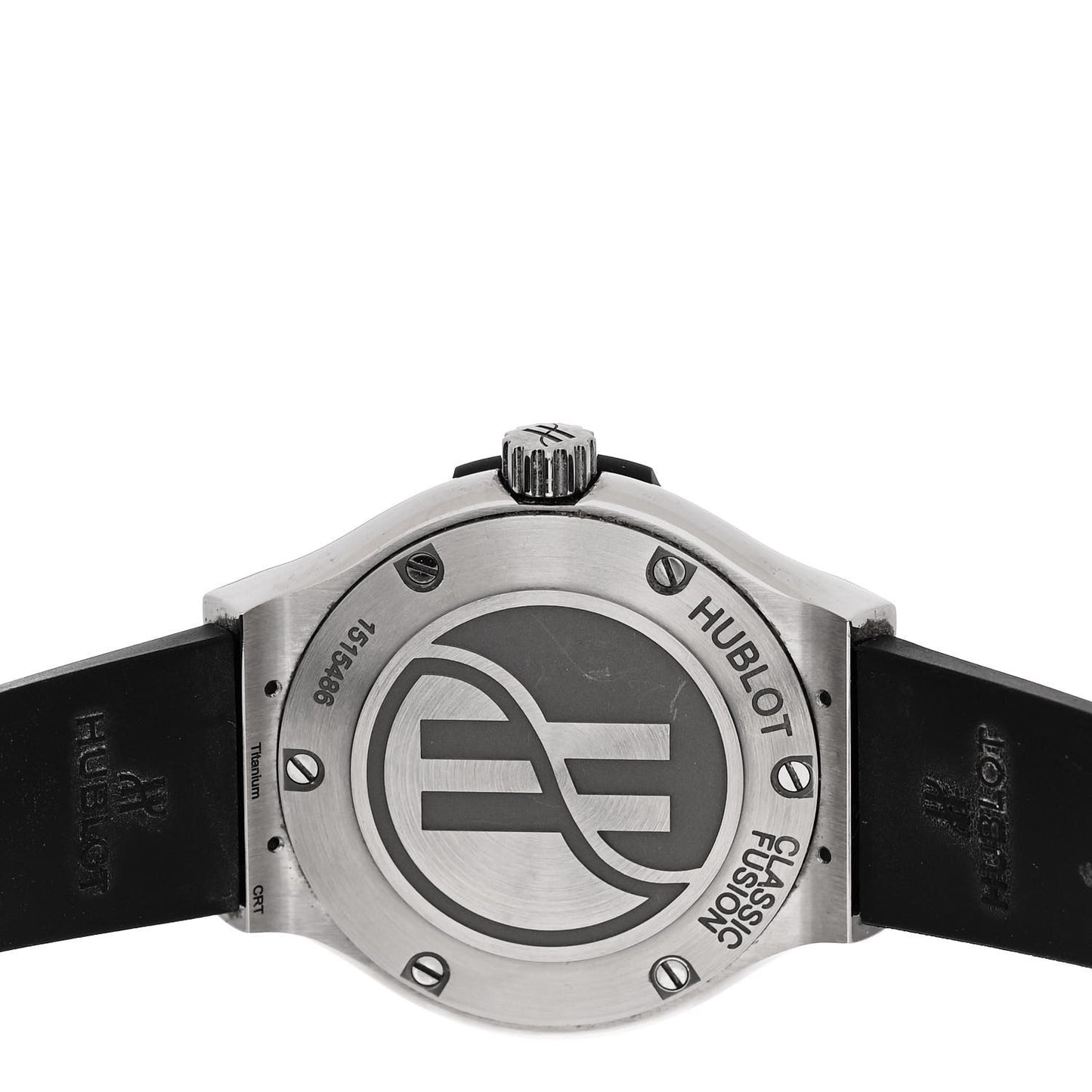 Titanium Rubber 33mm Classic Fusion Quartz Watch Black 581.NX.1470.RX