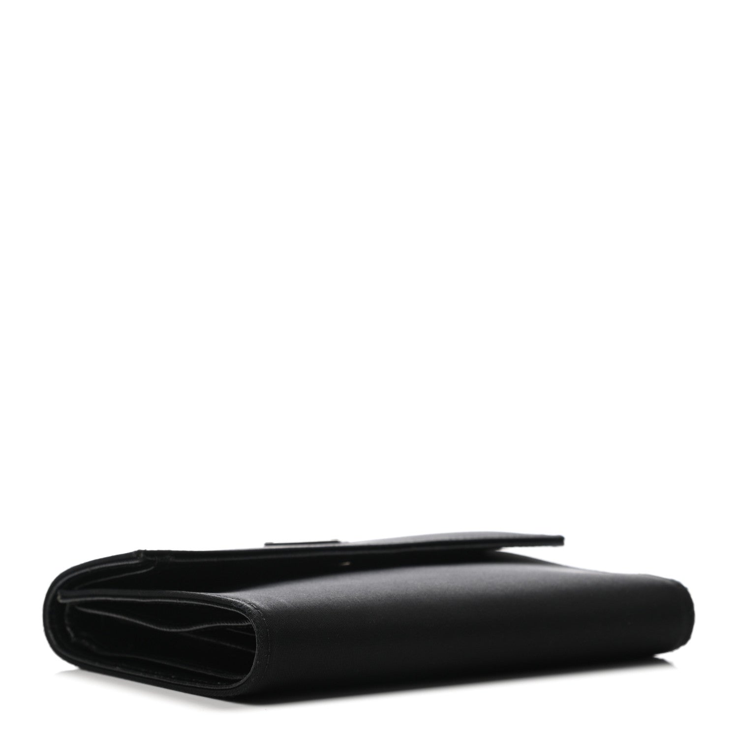 Prada Tessuto Nylon Saffiano Wallet Black 3 of 7